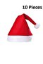 10 Pieces Santa Claus Party Decoration Christmas Hat
