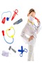 Doctor Kit for Kids Pretend Play Toys Educational Medical Kit with Stethoscope Doctor Role Play Dura - 2