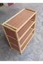 4-Tiers Bamboo Shoe Rack Organizer Shoe Cabinet Display Storage Rack for Entryway and Living Room Fu - 2