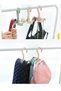 Sticky Wall Mounted Hanger Hook Holder Assorted Color Rotating Wardrobe Bag Hanger - 5