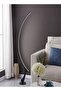 Classic Temperature & Step less Dimmable Brightness Minimalist Arc Standing Floor Lamp - 5