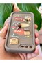iPhone 7 Plus/8 Plus Case Designed Patterned Camera Protected Teddy Bear Coffee Color Soft Silicone - 8