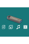 Moon 128 Gb USB 3.1 Ultra Speed ​​Metal USB Flash Memory Gray - 4