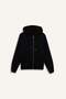 Basic Hooded Relax Fit Sweatshirt - Pocket, Plain Zipper C1809Ax23Wn