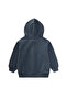 Hooded Zippered Cardigan 1-10 Years Dark Blue - 2