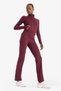 Standard Fit Bodycon Mock Neck Inside Soft Furry Ultra Soft Finger Detail Zippered Cardigan F200 - 6
