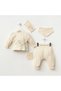 Miniycool 7083 Mnz Brand Lace Detail Newborn Hospital Release Girl Set of 5