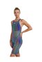 Tyr Women's Racing Swimsuit Avictor Opbk Lum Elec Lime Arena Summer - Winter Championship Racing Swimsuit - 3