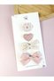 Vintage Powder 4-Piece Hairless Baby Buckle Set - 2