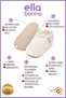 Velvet Baby Home Boots - Economical Pack of 3, Non-Slip Sole, Powder-Cream-Grey - 3