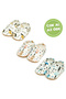 Non-Slip Sole, Baby Booties, Nursery Shoes Dog, Forest Animals, City Life 3 Pack
