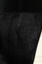 Briony Black Color Side Zipper, Thin Faux Fur Lined Blunt Toe Women's Heeled Boots - 7
