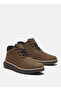 Leather Dark Brown Men's Boots Hudson Road Mid Lace up Chukka Boot - 3