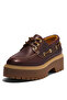Leather Claret Red Women's Boots Tb0A2Qdmd571 - 3