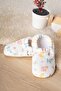 Non-Slip Sole, Cotton Towel Lined Baby Booties - 4