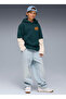 Plain Boy's Green Sweatshirt 68847375-Mid90S Layered Hoodie Fl B