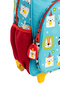 Patterned Backpack with Wheels Blue - 4