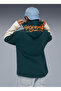 Plain Boy's Green Sweatshirt 68847375-Mid90S Layered Hoodie Fl B - 3