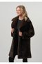 Women's faux fur coat, women's long faux fur suede lined coat - 6