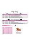 Small Breed Red Polka Dot Menstrual Cat Dog Underwear - 3