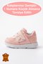 Pink Genuine Leather Orthopedic Velcro First Step Baby Girl Sports Shoes - 5