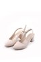 3922 Women's 6 cm Heeled Open Back Shoes - 2