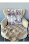 Bubble Rabbit Fur, Soft, Double-Sided, Warm Throw Pillow Cover with Hidden Zipper 40X40 - 5