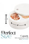 Premium White Marble Dual Compartment Jar with Lid – Salt, Sugar & Spice Holder for Kitchen - 4