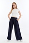 Women's Trousers Tansel Fabric High Waist Wide Leg - 2