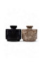 Black & Oceanic Marble Patterned Salt Box Set of 2 – Handmade Spice Keeper - 8