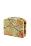Marble Napkin Holder 5.5" Green onyx – Handmade Serviette & Cocktail Holder for Table Decor - 2