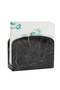 Marble Napkin Holder 5.5" Black – Handmade Serviette & Cocktail Holder for Table Decor - 2