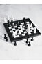 Marble Chess Set 10" Handmade – Black & White Game With Storage Box, Extra Queens, Elegant Gift Idea