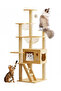 Cat Tree Capsule Wood Cat Tower Climbing Frame for Kittens