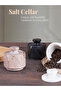 Marinara Marble Spice Container with Lid – Elegant Salt & Sugar Storage Jar - 2