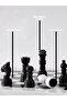 Marble Chess Set 10" Handmade – White & Black Game With Storage Box, Extra Queens, Elegant Gift Idea - 4