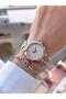 LCB07827.410 Steel Cord 3 Atm Water Resistant Elite Model Special Series Women's Wristwatch+Wristband - 2