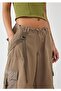 Voli Best Brown Color Fringed Cargo Pants - 4