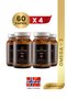 Omega 3 Fish Oil Capsule Form 60 Capsules X 4 Pieces