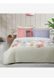 100% Cotton Josien Multi Personality Satin Duvet Cover Set - 2