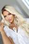 Heat Resistant Half Moon Snap Hair - 613c - Platinum Yellow - Wavy - 60 cm - 110 cr - 5