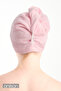 100% Cotton Powder Towel Cap Hair Drying Cap Head Towel Shower Bath Cap Wet Hair Drying Cap - 3
