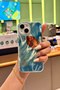 Iphone 13/14/15 case holographic caretta turtle pattern shock absorbing camera protected silicone - 4