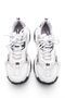 Women's High Sole Sneaker Lace-Up Sports Shoes Virez Silver - 5