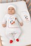 100% Cotton Newborn Baby Boy 5-Piece Hospital Discharge Bodysuit Set Boxed