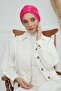 Stylish and Useful Bonnet, Fuchsia, B-68 - 6
