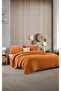 Caramel Single Size 160X240Cm Bedspread/1 Piece 50X70Cm Pillowcase 4-Layer Multi Muslin 100% Cotton - 2