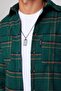 Men's Slim Fit Slim Fit Long Sleeve Checked Double Pocket Winter Lumberjack Shirt - 4