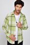 Men's Slim Fit Slim Fit Long Sleeve Checked Winter Lumberjack Shirt
