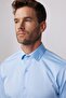 Slim Fit Long Sleeve Cotton Plain Men's Blue Shirt - 2